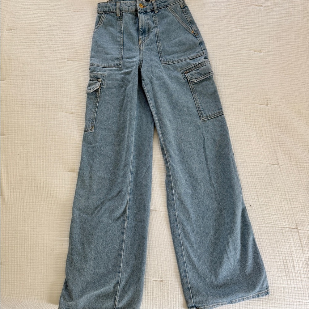 Zara High Rise Wide Leg - Picture 6 of 8